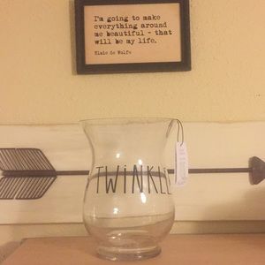 Rae Dunn Twinkle Hurricane Vase